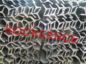 China Heavy Duty Metal Fence Posts , 2.04kg/M Bitumen Painted Steel Galvanised Star Pickets wholesale