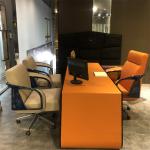 Well Padded Office Table And Chair Combo Leather Boss Official Table And Chair