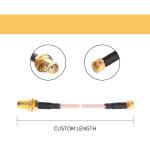 Rg316 Cable Assembly Coaxial Cable To Rf Connector ROHS samtec high speed cable