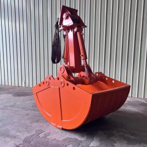 China High Efficiency Mechanical Grab Bucket Excavator Clamshell Bucket 10-22 Ton For ZX110 PC100 ZX200 PC220 wholesale