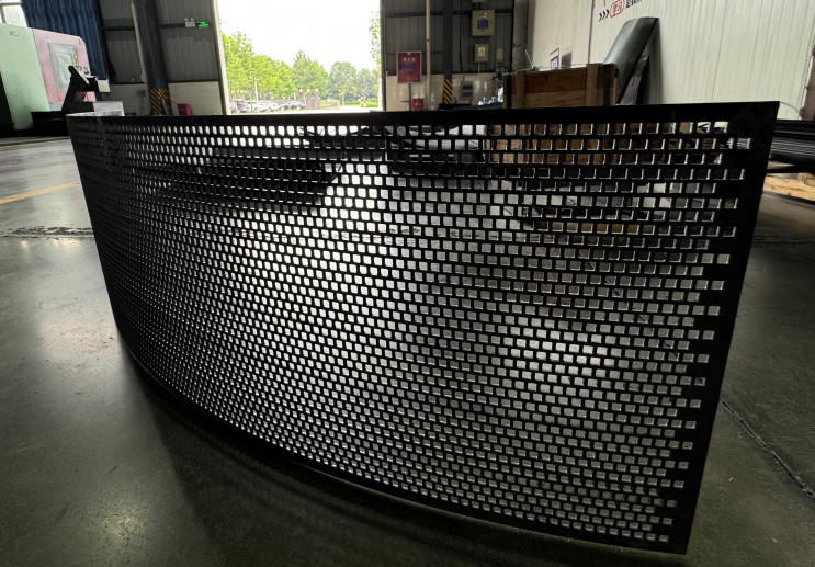 Customize Hammer Mill Sieves For Feed Grinding Hole Distance Error ≤0.15mm High Wear Resistance