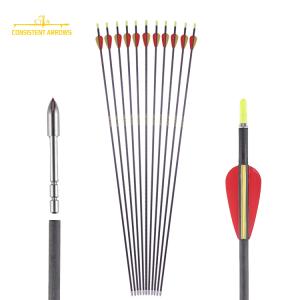 China Factory Target Arrows .165&quot;(4mm) Straightness. 001&quot;-.003 Diameter Spine 400/450/500/550/600/700 wholesale
