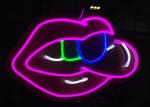 Custom neon sign fashion trend spectacles store shopping mall magnificent