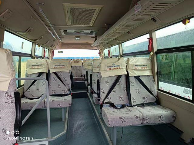 Used Dongfeng Bus 22 Seats Used Mini Bus EQ6660 Weichai Engine 96kw 2020 Year Low Kilometer Good Condition