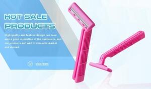 China ISO Approved Disposable Shaving Razor , No Burn Dual Blade Ladies Disposable Razors wholesale
