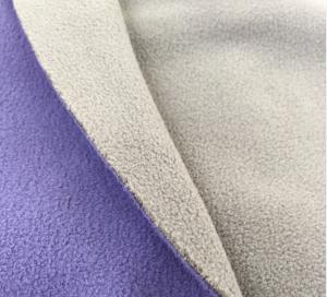 China Two sides brushed two sides anti-pilling good thermal superior handfeel for casual suit Polar fleece knitted fabric wholesale