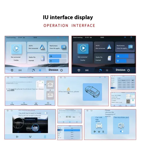 7 " Carplay Portable Car Navigation Multimedia MP5 Multi Function Connected Car Bluetooth