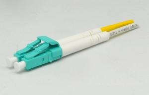 China Pre-termianted Optical Fiber LC Duplex 2.0mm connectors with Ceramic Sleeve wholesale