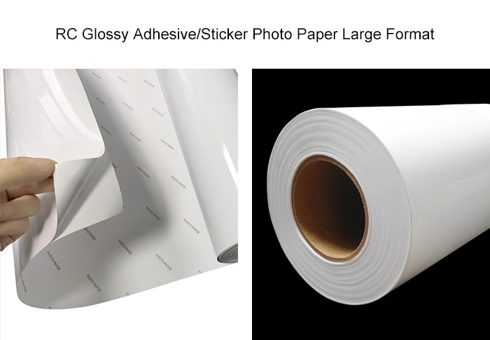 RC Waterproof Large Format Glossy Photo Sticker Paper 36''