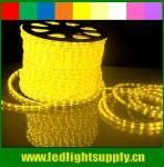 round 2 wires yellow rope led christmas decoration rope lights