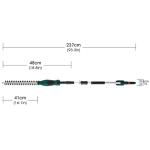 550w 450mm Long Reach Long Pole Hedge Trimmer Pruner For Tree Branch