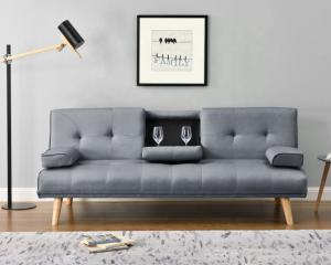 China Multifunction Yellow Velvet Sofabed wholesale