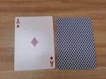 57*87mm 62*87mm 310g Black Core Casino Poker Cards