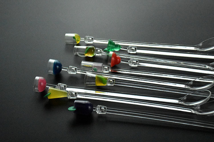 acrylic creativity drink stirrers Bar cocktail stir bar with spoon 22.5 cm length