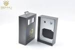 Recycled Grey Cardboard CMYK USB Cable Packaging