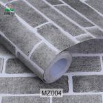 Anti Static 3D Stone Wallpaper OEM ODM 3D Brick Stone Wall Sticker