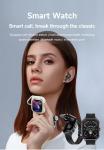 TWS Wireless D8Pro Blood Pressure Outdoor Smart Watch Amoled Display 2 In 1