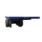 Dual Line Braking System 2 Axle Flatbed Semi Trailer for 20ft 40ft 43ft 45ft