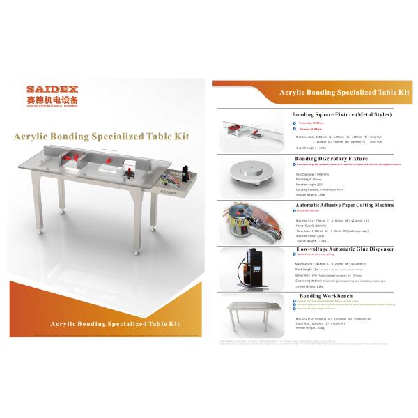 battery recharable electric Automatic Glue Dipenser Acrylic Glue Bonding Workbench Work Platform Glue Dipenser
