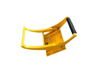 China Add Friction Rubber Plate Car Parking Blocker Electrostatic Spraying wholesale