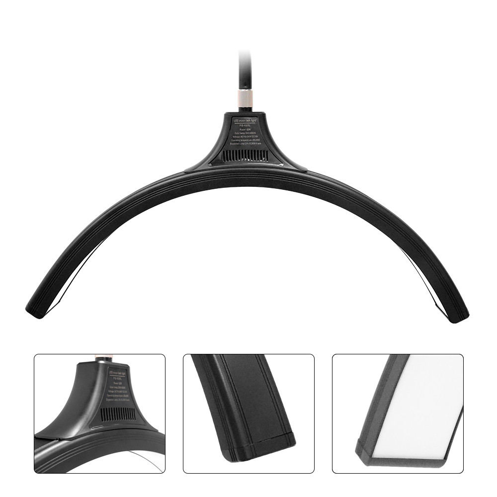 RF light 60W New LED Half moon light Ring Floor Lamp Lash Light For Tattoo Beauty Salon Eyelash Lashes