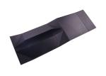 UV Logo Printed Paperboard Folding Gift Boxes , Black Gift Boxes With Lids