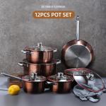 Factory Wholesale Kitchen Pot Sets Cooking Pots And Pans Stainless Steel Sets
