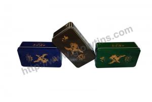 China Rectangular Tea Tin Box 165*90*55mmH wholesale