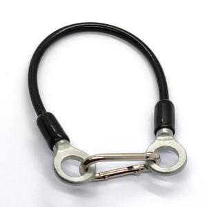China Galvanized Steel PVC Coated Stainless Steel Wire Rope Sling With Snap Hook And Eyelets For Safety Hanger Wire wholesale