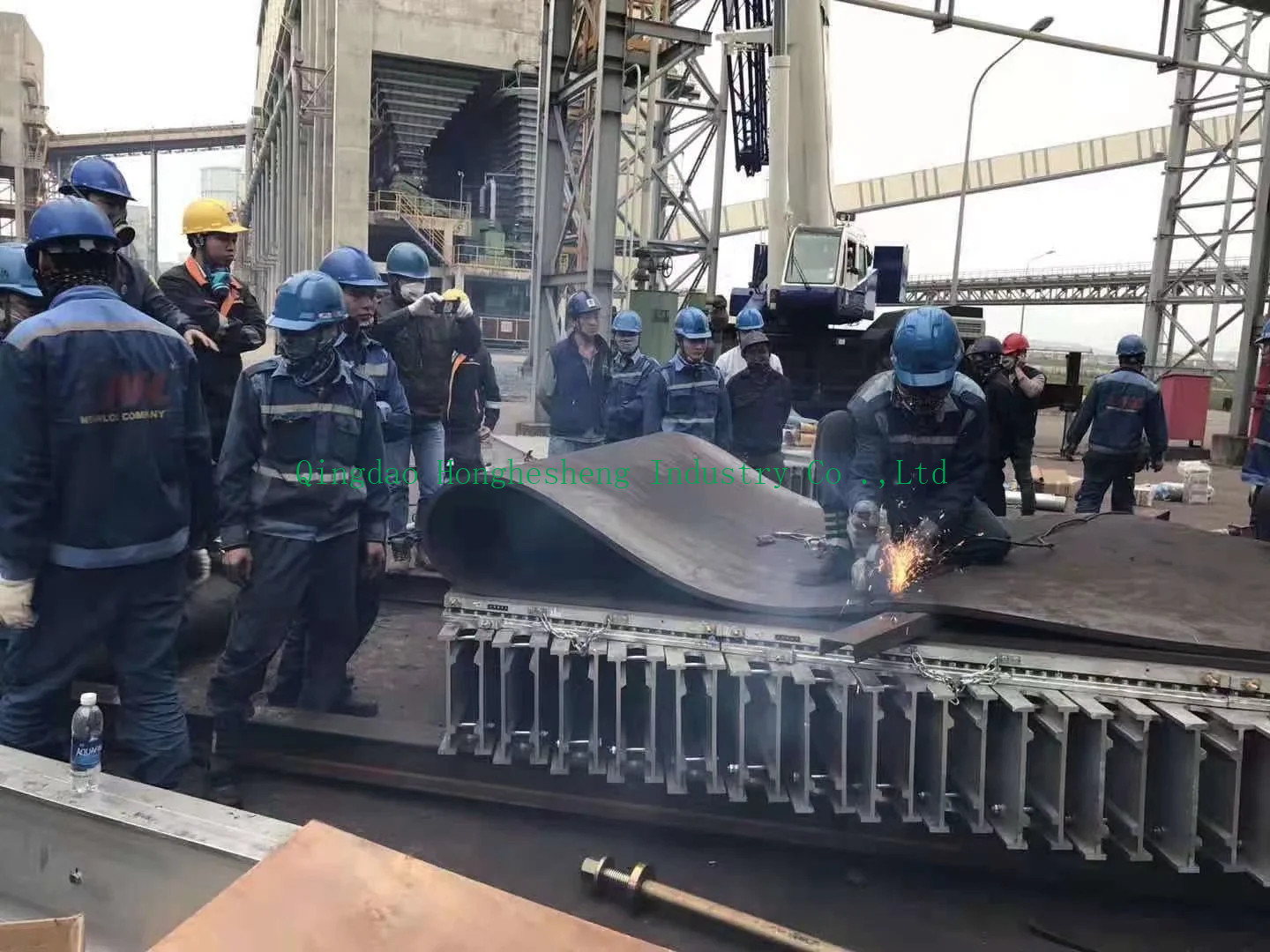 Electric Frame Type Plate Vulcanizing Press Machine For Rubber Conveyor Belt Repair