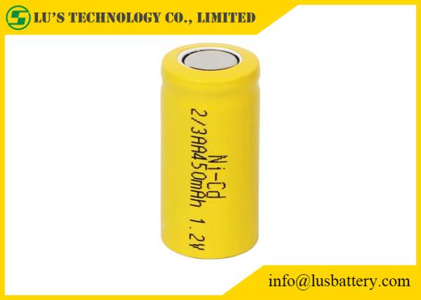NI-CD 2/3AA450mah 1.2V Nickel Cadmium Rechargeable Batteries Wide Temperature