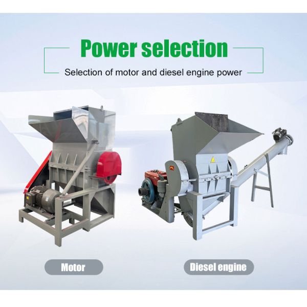 Plastic Crushing & Grinding Machine for Plastic Flake Making