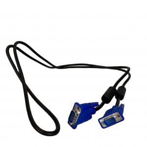 China Male To Male 15 Pin VGA Audio Cable HD Computer Monitor VGA Cable 1.5m Length wholesale