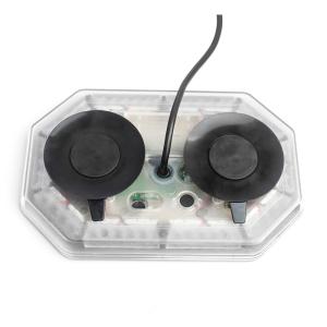 China 12V 24V Red Blue Amber White LED Flashing Light Bar Truck School Bus Magnetic Strobe Warning Beacon Lamp wholesale