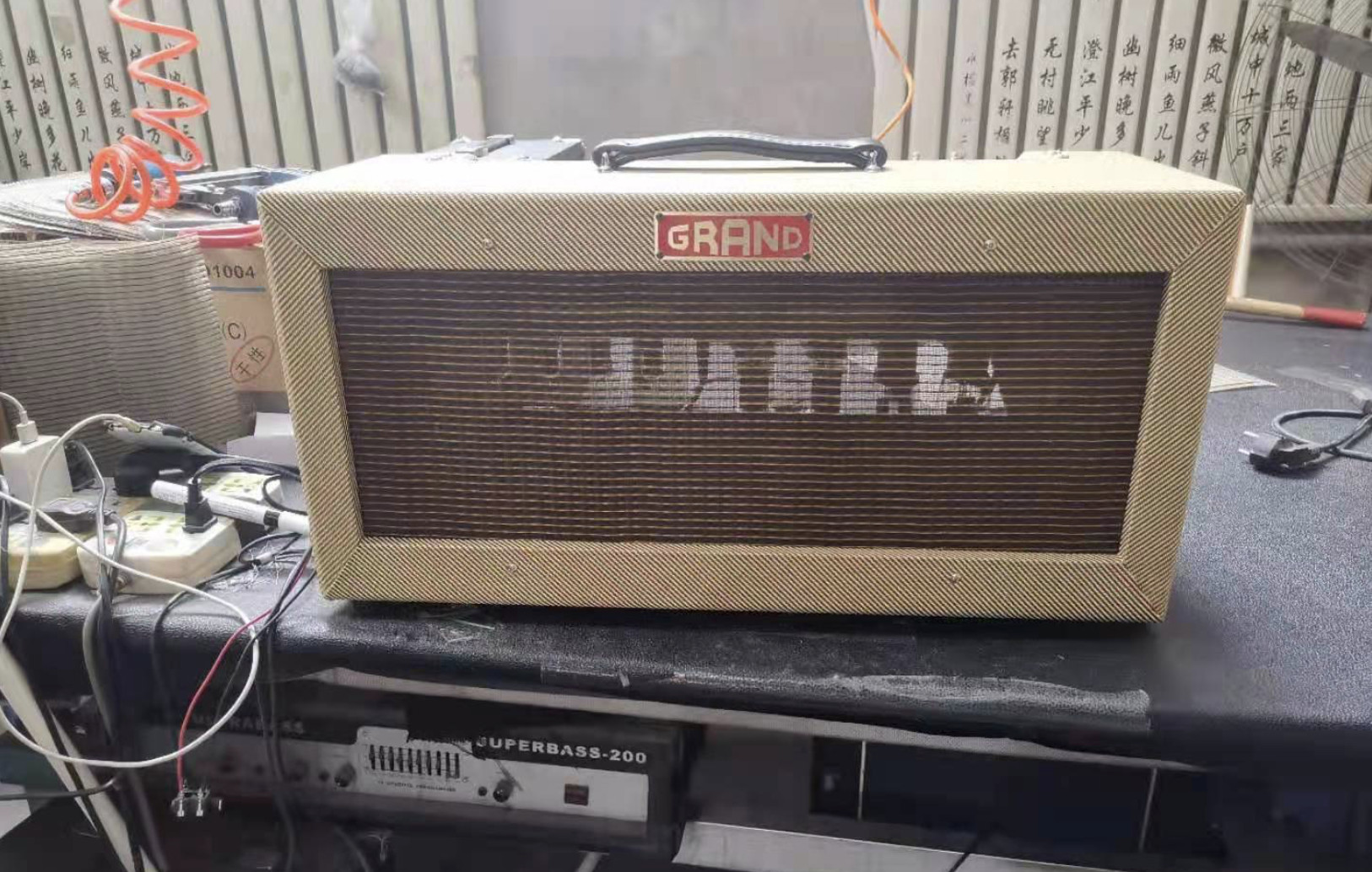 Custom Grand 57 Twin Hand-Wired Tweed Guitar Amplifier Head