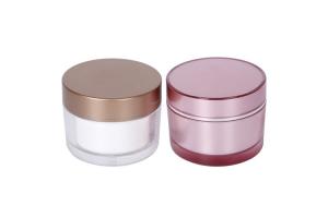 China PMMA 80g BPA Free Cosmetic Cream Jars Container on sale