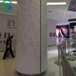 Decoration Interior Curved Aluminum Sheet Metal Wall Panels Column Seamed Cover