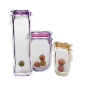 China Special Shape Plastic Mason Jar Customized Mylar Bags wholesale
