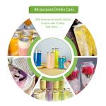 650ml Food Grade PET Cylinder Eco Friendly Clear Plastic Water Drink Jar