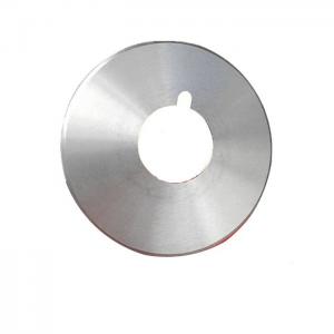 China HSS Fabric Saw Blade Round Tungsten Carbide SKD Roller Blade For Cutting Fabric wholesale