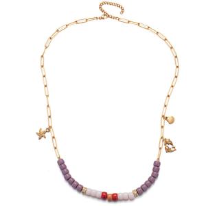 China Stainless Steel Forte Beads Bracelet 18k Vacuum Gold Plating with Chain wholesale