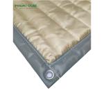Grey PVC Tarpaulin And Fabric Sound Barrier For Outdoor Construction Sites