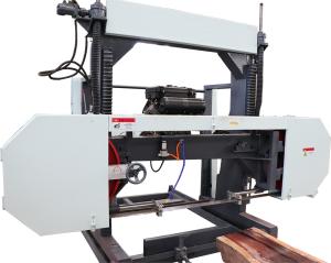 China Horizontal sawmill portable /portable band saw diesel powered wholesale