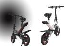 Compact Electric Assist Bicycle , Small Folding Electric Bike 120kgs Max Load