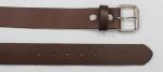 Black / Dark Brown Women's Leather Belts For Jeans , Snap Buttons Unisex Thick