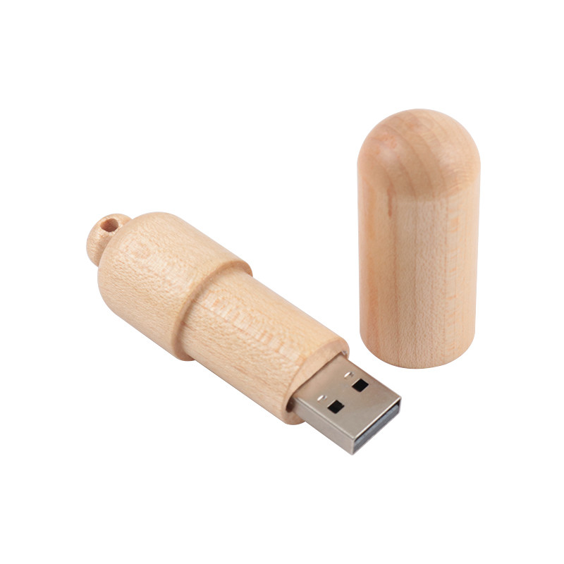 Maple Wooden Pen Drive USB Flash Drive 2.0 3.0 Fast Speed With Lanyard 512GB