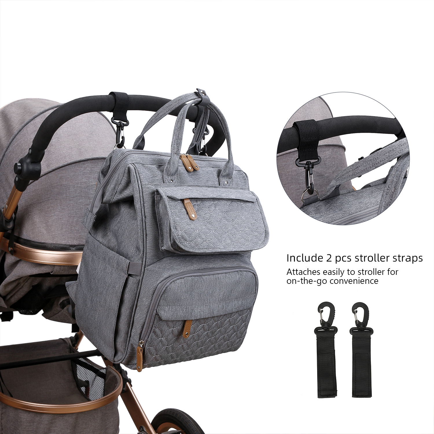 OEM ODM Maternity Nappy Bag ISO9001