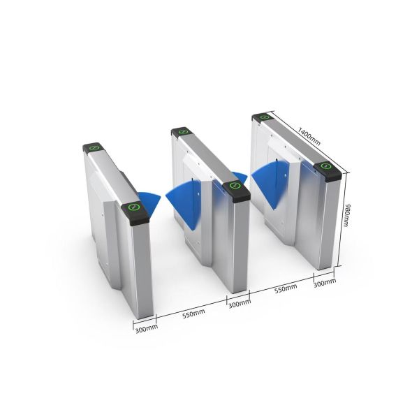 900mm Wide Handicapped Pedestrian Turnstile Gate