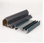 Short Silver Anodize Aluminum Alloy Extruded Profiles Of LED Fluorescent Tube