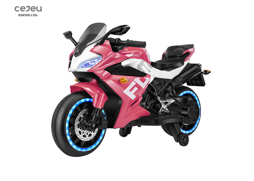 Rechargeable 12v Battery Powered Motorbike With EVA Training Wheels